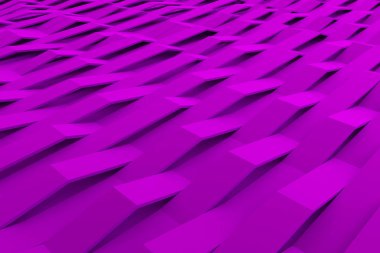 Mat plastik dalgalar soyut 3d render