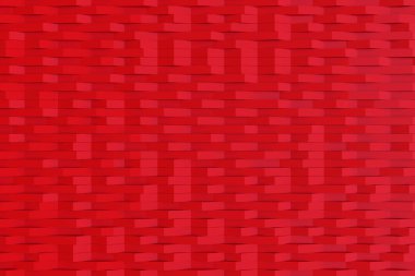 Mat plastik dalgalar soyut 3d render