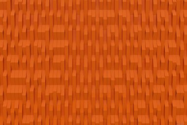 Mat plastik dalgalar soyut 3d render