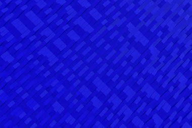 Mat plastik dalgalar soyut 3d render