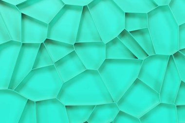 Soyut renkli 3d voronoi rendeleyin renkli arka plan üzerinde