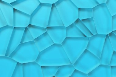 Soyut renkli 3d voronoi rendeleyin renkli arka plan üzerinde