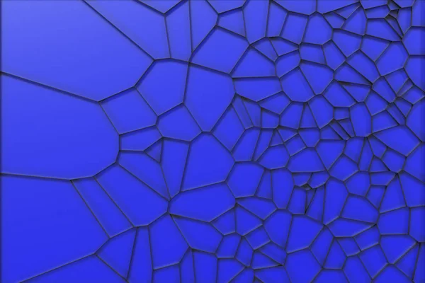 抽象黑色 3d voronoi 链篦机上彩色背景 — 图库照片