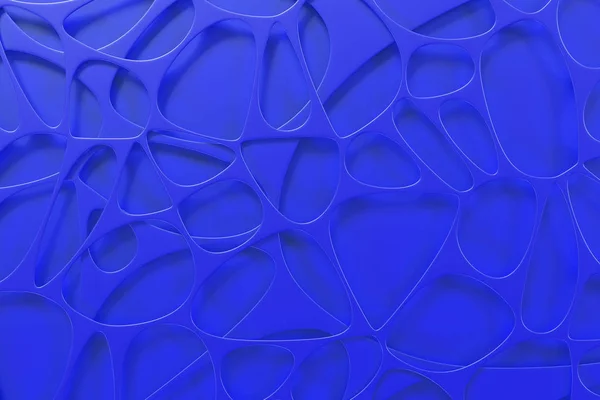 Abstrato colorido 3d voronoi estrutura orgânica — Fotografia de Stock