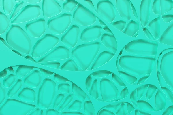 Abstrato colorido 3d voronoi estrutura orgânica — Fotografia de Stock