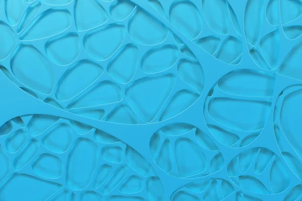 Abstrato colorido 3d voronoi estrutura orgânica — Fotografia de Stock