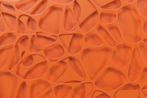 Abstrato colorido 3d voronoi estrutura orgânica — Fotografia de Stock