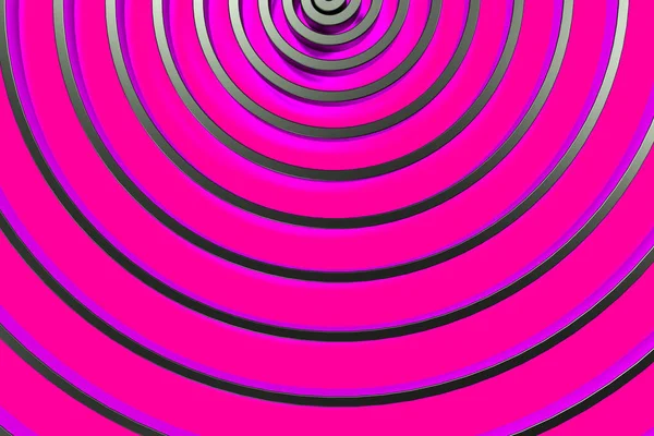 Темная концентрическая спираль на светящемся фоне — стоковое фото