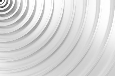 Beyaz arka plan üzerinde beyaz konsantrik sarmal