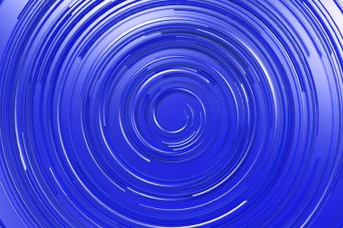 Mavi zemin üzerine mavi konsantrik sarmal