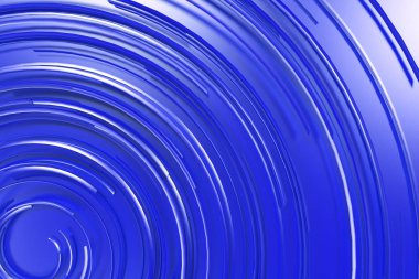 Mavi zemin üzerine mavi konsantrik sarmal