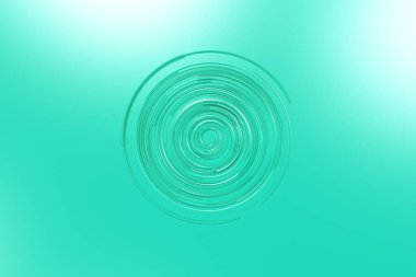 Mavi zemin üzerine mavi konsantrik sarmal