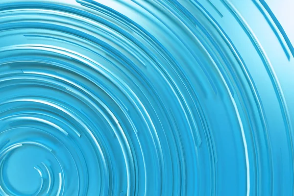 Espiral concéntrica azul sobre fondo azul — Foto de Stock