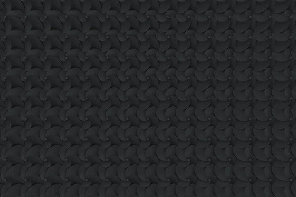 Wzór czarny piramidy skręcone kształty — Zdjęcie stockowe