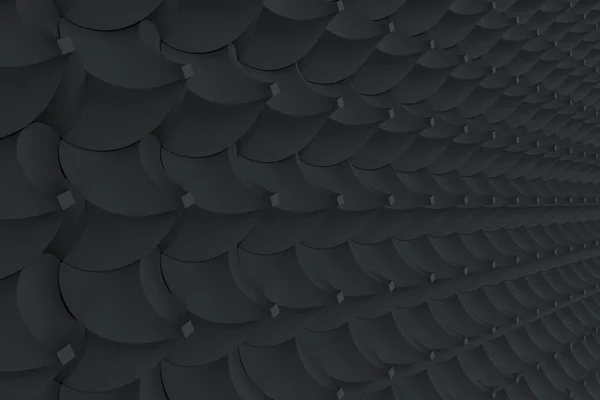 Patroon van zwart gedraaide piramidevormig — Stockfoto