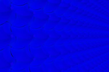 Mavi bükülmüş piramit şekillerini paterni