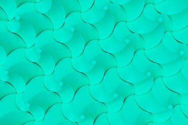 Mavi bükülmüş piramit şekillerini paterni