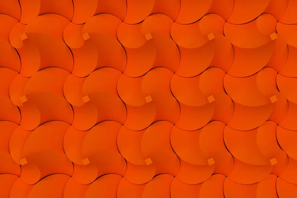 オレンジのツイスト ピラミッド形のパターン — ストック写真