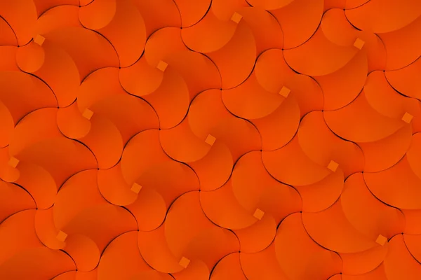 Mönster av orange tvinnade pyramidformer — Stockfoto