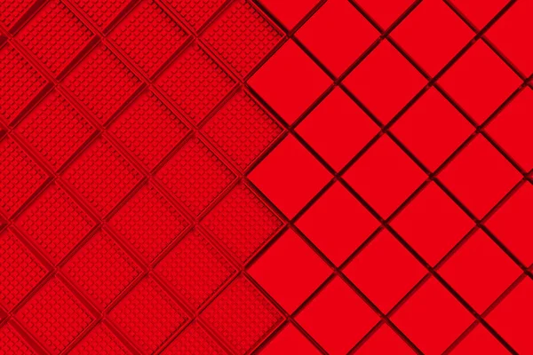 Futuristic industrial background made from red square shapes — Stock Photo, Image
