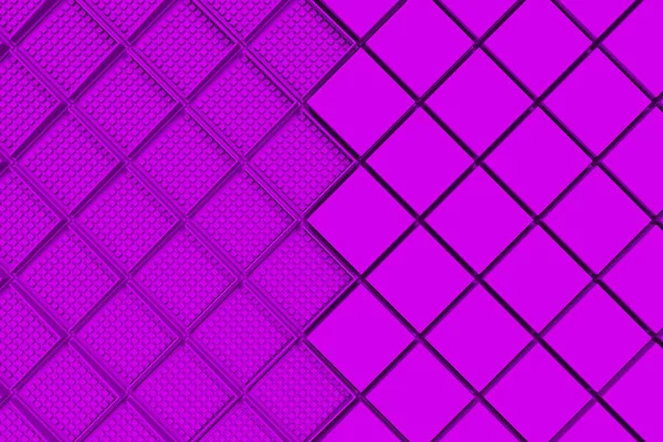 Futurystyczny industrialu z fioletowym kwadratowe kształty — Zdjęcie stockowe