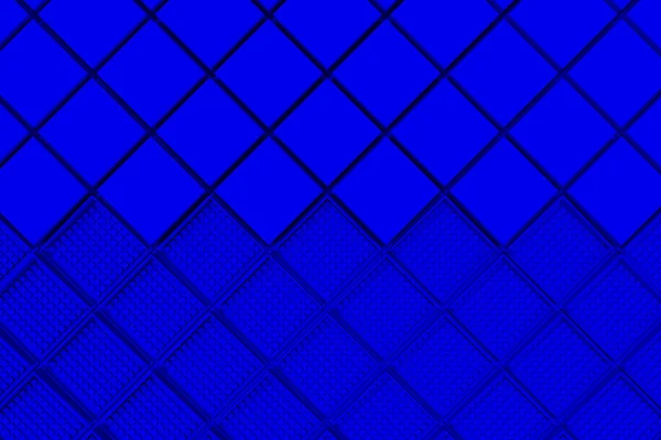 Φουτουριστικό βιομηχανικό υπόβαθρο φτιαγμένα από μπλε τετράγωνα σχήματα — Φωτογραφία Αρχείου