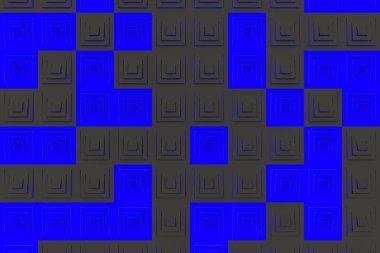 Yükseltilmiş rectangul yapılan fütüristik teknolojik arka plan