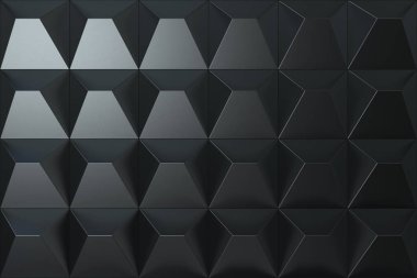 Desen siyah piramit şekil