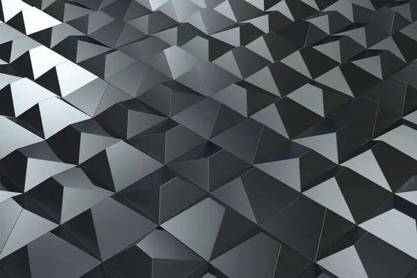 黑色金字塔形状的模式 — 图库照片