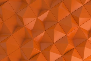 Turuncu piramit şekillerini paterni