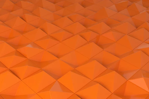Padrão de formas de pirâmide laranja — Fotografia de Stock