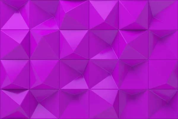 Pattern of violet pyramid shapes