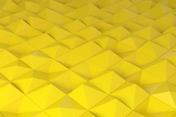 Pattern of yellow pyramid shapes