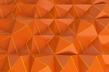 Turuncu piramit şekillerini paterni