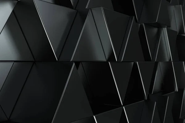 Візерунок чорних трикутників — стокове фото