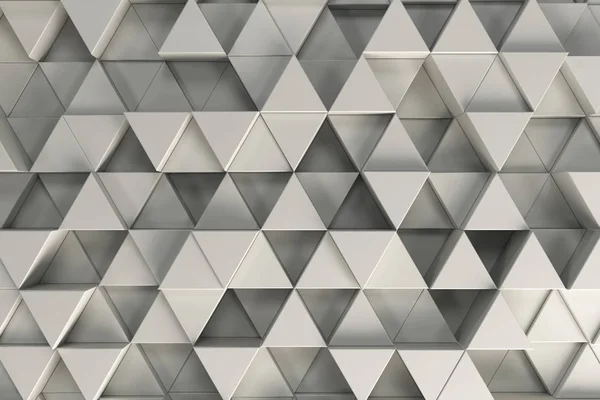 Beyaz üçgen prizmalar paterni — Stok fotoğraf