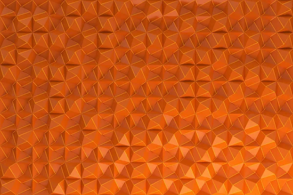 Pattern of orange pyramid shapes