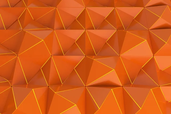 Patrón de formas piramidales naranjas —  Fotos de Stock
