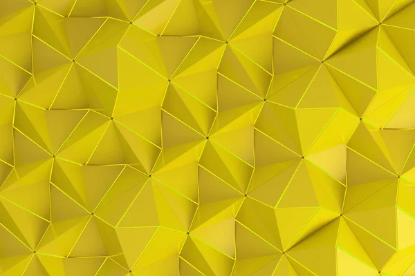 Pattern of yellow pyramid shapes