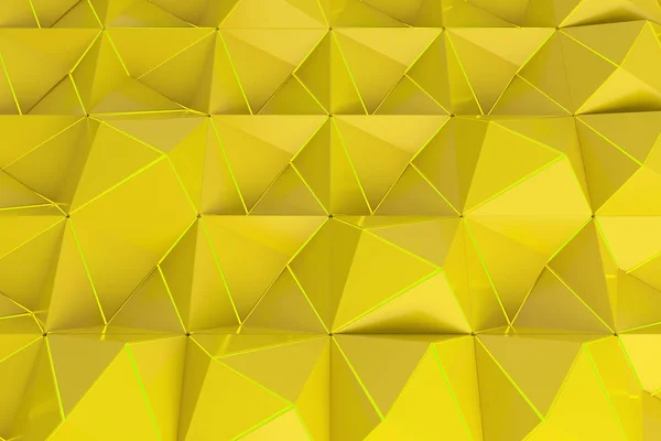 Patrón de formas piramidales amarillas —  Fotos de Stock
