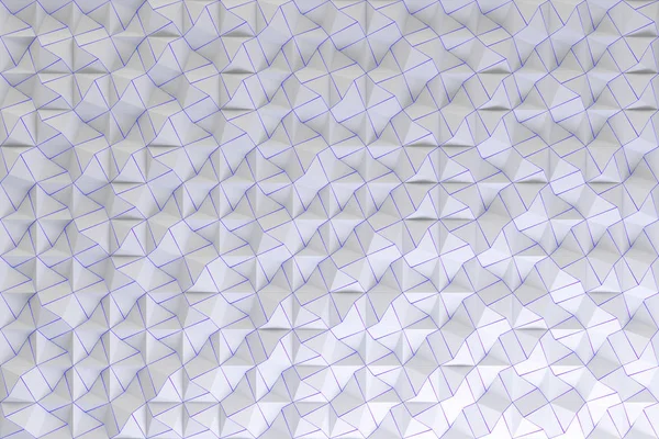 白いピラミッド形のパターン — ストック写真