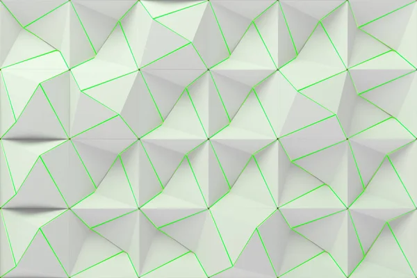 Pattern of white pyramid shapes — Stock Photo, Image