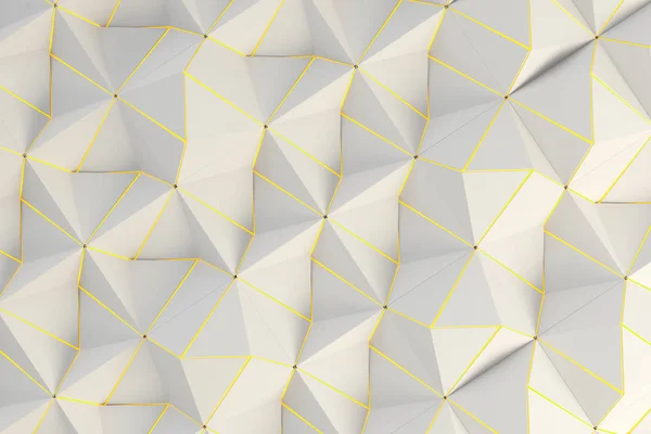 Muster weißer Pyramidenformen — Stockfoto