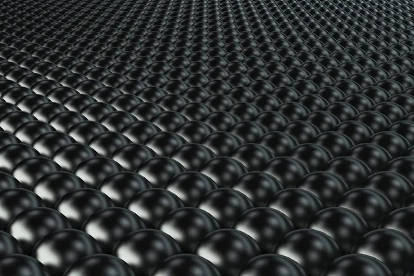 Patrón de esferas negras — Foto de Stock