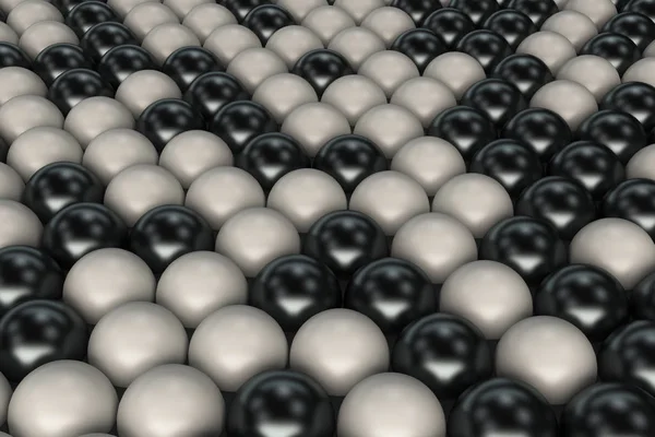 Patrón de esferas en blanco y negro — Foto de Stock
