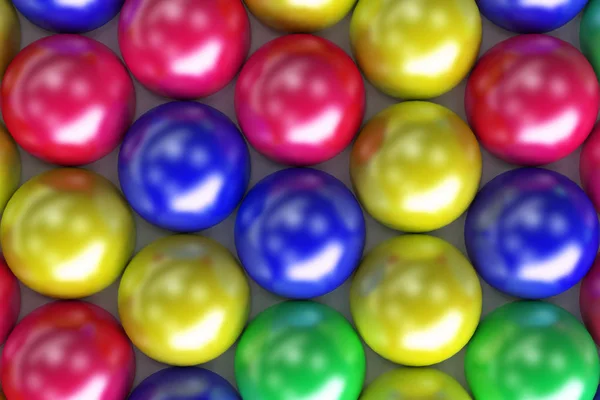 Padrão de esferas coloridas — Fotografia de Stock
