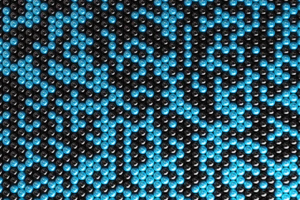 Μοτίβο μαύρο και μπλε σφαίρες — Φωτογραφία Αρχείου