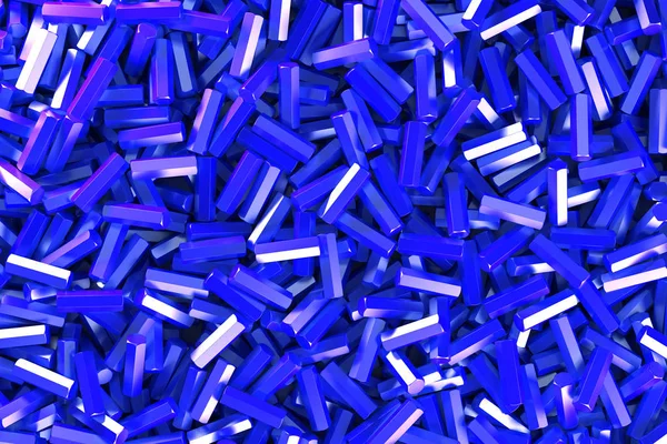 Un montón de detalles de hexágono azul — Foto de Stock
