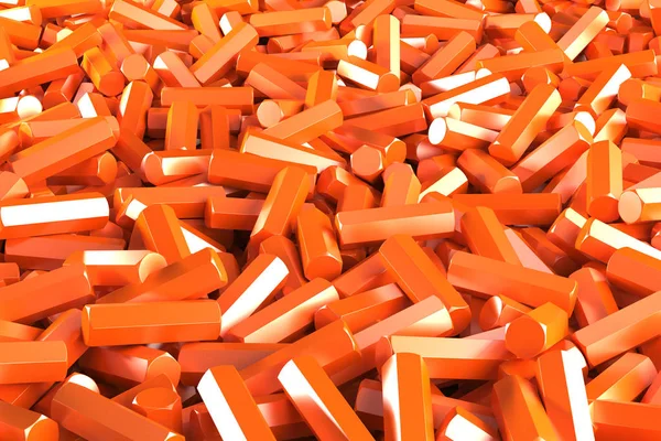 Un montón de detalles de hexágono naranja — Foto de Stock