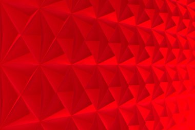 Kırmızı piramit şekillerini paterni